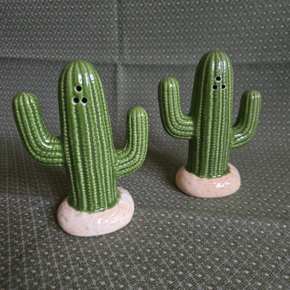 Cactus Salt and Pepper Shakers